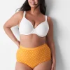 Brief Panties^Lane Bryant Cotton High-Waist Brief Panty Dot Artisans Gold