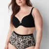 Brief Panties^Lane Bryant Cotton High-Waist Brief Panty With Wide Waistband Floral