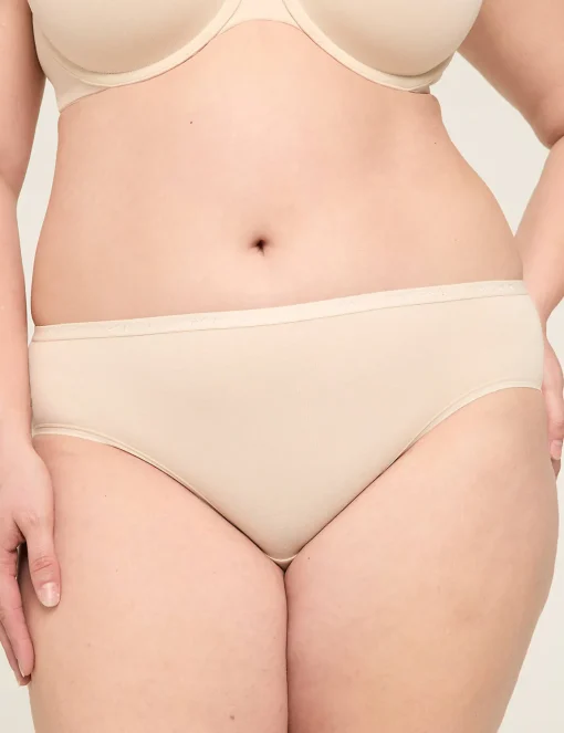 Hipster Panties^Lane Bryant Cotton Hipster Panty Beige