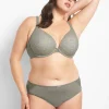 Hipster Panties^Lane Bryant Cotton Hipster Panty With Lace-Trimmed Back Vetiver