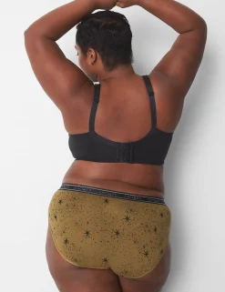 Hipster Panties^Lane Bryant Cotton Hipster Panty With Wide Waistband Galaxy Nutria