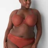 Thong Panties^Lane Bryant Cotton Thong Panty With Wide Waistband Brandy