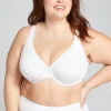 F To K Cups^Lane Bryant Cotton Unlined Full Coverage Bra Bright White
