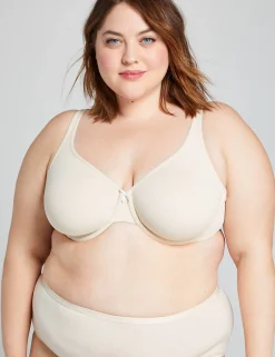 Full Coverage Bras^Lane Bryant Cotton Unlined Full Coverage Bra Beige
