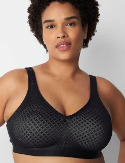 Full Coverage Bras^Lane Bryant Cotton Unlined Full Coverage No-Wire Bra Black