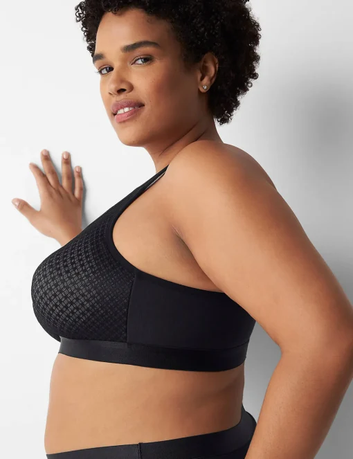 Full Coverage Bras^Lane Bryant Cotton Unlined Full Coverage No-Wire Bra Black