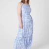 Casual^Lane Bryant Criss-Cross Strap Maxi Dress Maisy Ikat