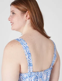 Casual^Lane Bryant Criss-Cross Strap Maxi Dress Maisy Ikat