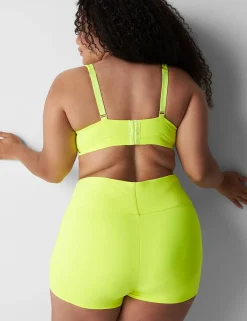 Sleep Separates^Lane Bryant Crossover Ruched Cheeky Shortie Yellow