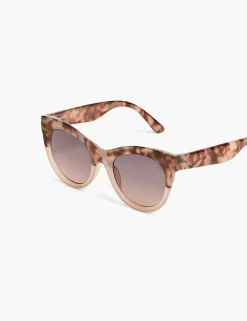 Sunglasses^Lane Bryant Crystal Cateye Sunglasses Natural Tortoise