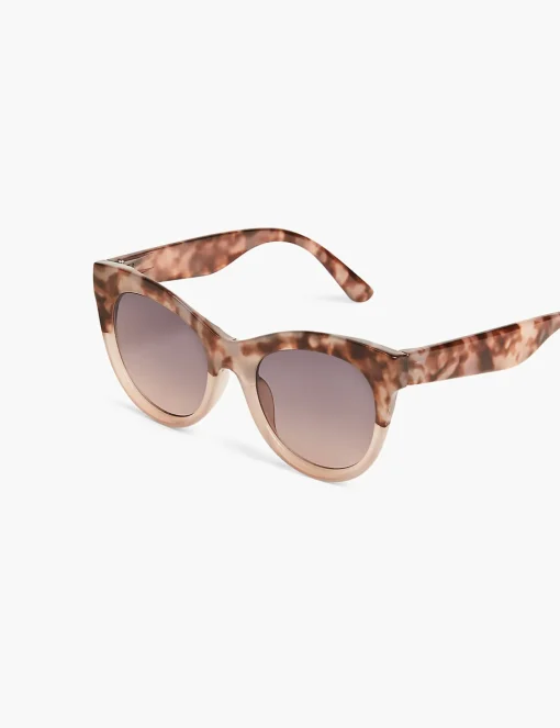 Sunglasses^Lane Bryant Crystal Cateye Sunglasses Natural Tortoise