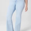 Wide Leg & Flare Jeans^Lane Bryant Curvy Fit Body Icon Flare Jean Light Denim