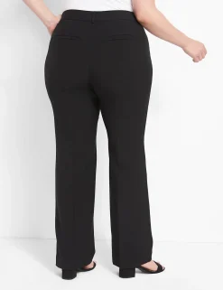 Perfect Drape^Lane Bryant Curvy Fit Perfect Drape Straight Pant Black