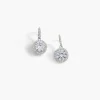 Earrings^Lane Bryant Cz Round Drop: :Onesz Silver