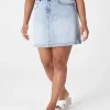 Skirts^Lane Bryant Denim Mini Skirt Light Denim