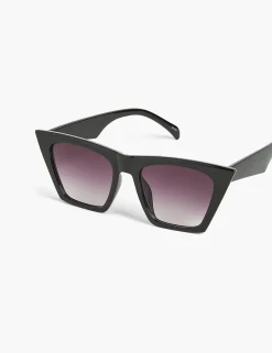 Sunglasses^Lane Bryant Dramatic Plastic Cat Eye Black