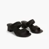 Sandals & Espadrilles^Lane Bryant Dream Cloud Braided Band Low Block Heel Black