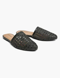 Flats & Sneakers^Lane Bryant Dream Cloud Crochet Slip-On Mule Black
