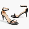Heels^Lane Bryant Dream Cloud Thin Ankle-Strap High Heel Black