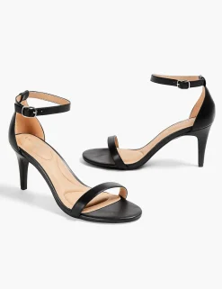 Heels^Lane Bryant Dream Cloud Thin Ankle-Strap High Heel Black