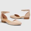 Flats & Sneakers^Lane Bryant Dream Cloud Two-Piece Ankle Strap Flat Brown