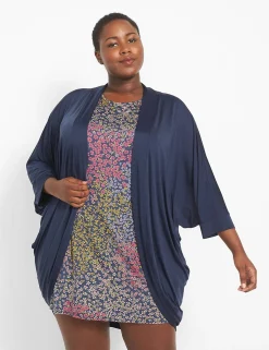 Robes^Lane Bryant Dreamycool Cocoon Robe Mood Indigo