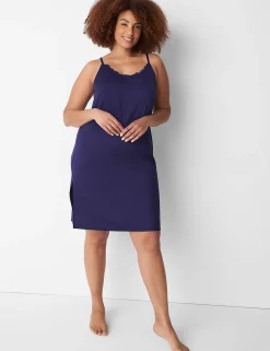 Sleepshirts^Lane Bryant Dreamycool Midi Slip Navy