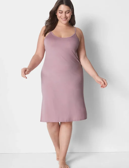 Chemises^Lane Bryant Dreamycool Midi Slip Mauve Shadows