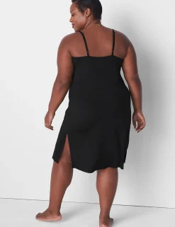 Chemises^Lane Bryant Dreamycool Midi Slip Black