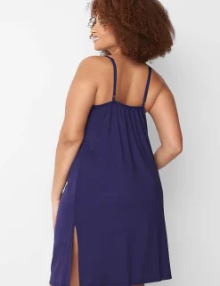 Sleepshirts^Lane Bryant Dreamycool Midi Slip Navy