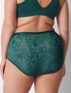 Brief Panties^Lane Bryant Extra Soft Full Brief Panty June Bug Lace