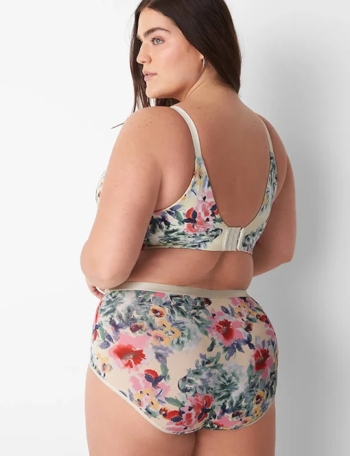 Brief Panties^Lane Bryant Extra Soft Full Brief Panty Gardens Birch