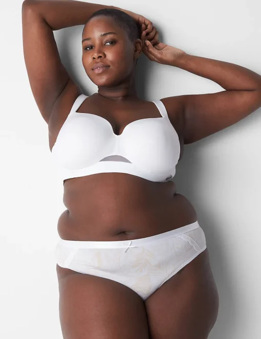 Thong Panties^Lane Bryant Extra Soft Thong Panty Palm Sand Dollar