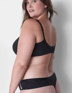 Thong Panties^Lane Bryant Extra Soft Thong Panty Black