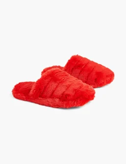 Sleep Accessories^Lane Bryant Faux-Fur Slippers Adrenaline Rush