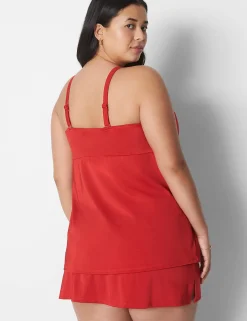 Swim Tops^Lane Bryant Fitted Underwire Swim Tankini Top Adrenaline Rush