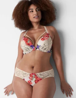 Sexy Panties^Lane Bryant Floral Lace Hipster Panty Soleil Bloom