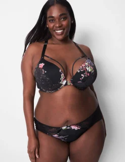 Sexy Panties^Lane Bryant Floral Lace Hipster Panty Small Floral