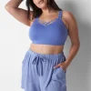 Sleep Separates^Lane Bryant French Terry Short Bleached Denim