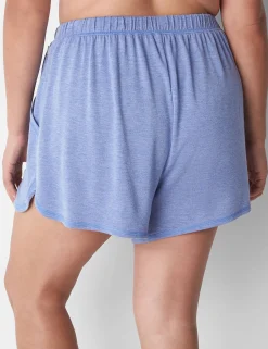 Sleep Separates^Lane Bryant French Terry Short Bleached Denim