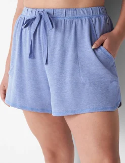 Sleep Separates^Lane Bryant French Terry Short Bleached Denim
