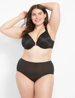Front-Close Bras^Lane Bryant Front-Close Lightly Lined Full Coverage Bra Black
