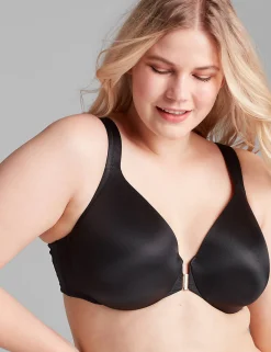 Front-Close Bras^Lane Bryant Front-Close Lightly Lined Full Coverage Bra Black
