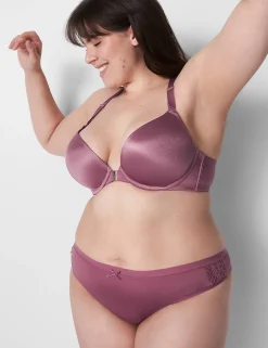 Underwire Bras^Lane Bryant Front-Close Smooth Boost Plunge Bra Tulipwood