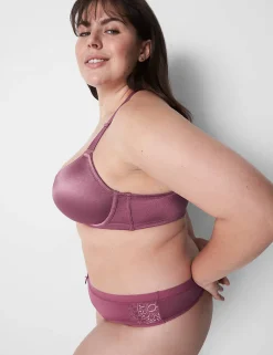 Underwire Bras^Lane Bryant Front-Close Smooth Boost Plunge Bra Tulipwood