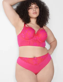 Cheeky Panties^Lane Bryant High-Leg Cheeky Panty Pink Yarrow
