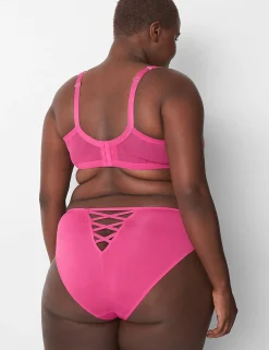 Cheeky Panties^Lane Bryant High-Leg Cheeky Panty Pink Yarrow