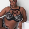 Underwire Bras^Lane Bryant High-Neck Lightly Lined Balconette Bra Black