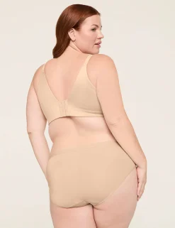 Balconette Bras^Lane Bryant Invisible Backsmoother Lightly Lined Balconette Bra Cafe