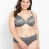 Full Coverage Bras^Lane Bryant Invisible Lace Backsmoother Lightly Lined Full Coverage Bra Quiet Shade